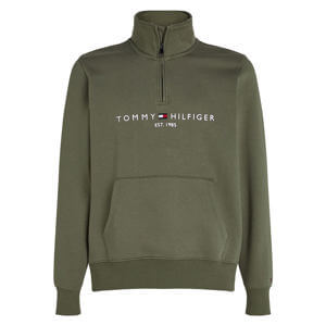 Tommy Hilfiger Logo Mock Turtleneck Sweatshirt